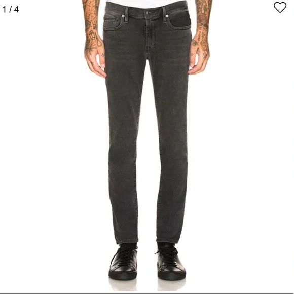 Frame L’Homme Fade to Gray Skinny Jeans 34/34